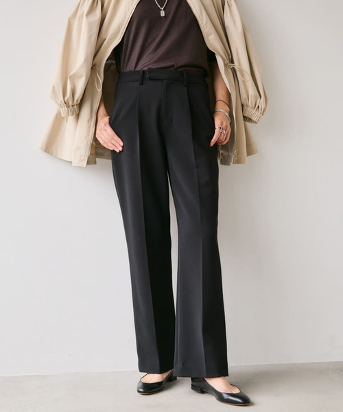 追加2》ダブルクロスストレッチパンツ（スラックス）｜VERMEIL par