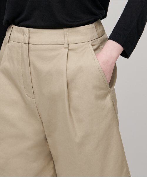 MUSINSA STANDARD WOMAN（ムシンサスタンダードウーマン）の「ウィメンズコットンワイドバミューダショーツ[ベージュ]（その他パンツ・レディース・その他・30/24/25/26/27/28/29）」の16枚目の写真