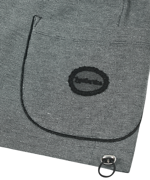 TYPESERVICE（タイプサービス）の「Ruffled Comfy Zip Hoodie [Gray]（パーカー・レディース・その他・FREE）」の4枚目の写真