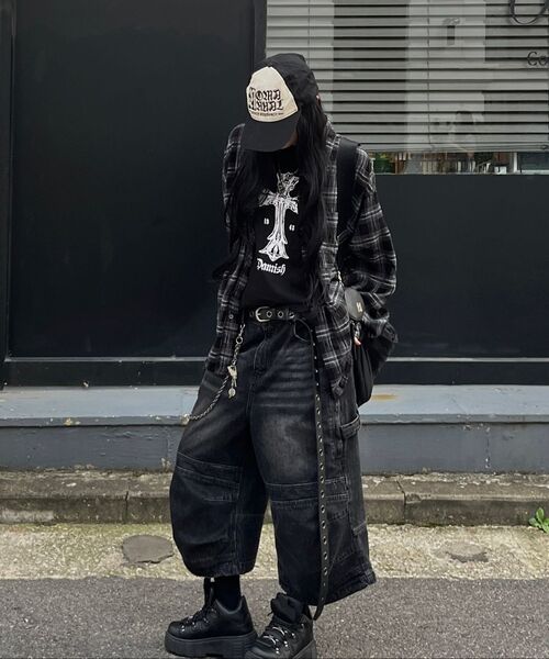 NOMANUAL（NOMANUAL）の「FLANNEL CHECK SHIRT - BLACK（シャツ/ブラウス・レディース・その他・MEDIUM/LARGE/X-LARGE）」の9枚目の写真