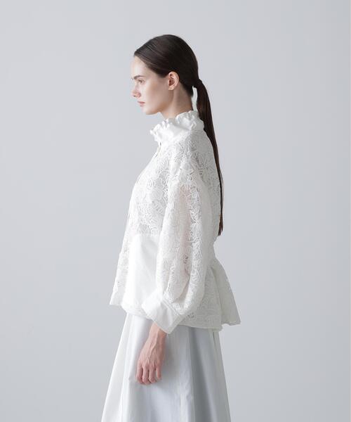 ADORE（アドーア）の「◆ナイロンダンプ×レースブルゾン（ブルゾン・レディース・ホワイト/ブラック・38）」の21枚目の写真