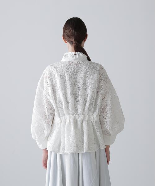 ADORE（アドーア）の「◆ナイロンダンプ×レースブルゾン（ブルゾン・レディース・ホワイト/ブラック・38）」の22枚目の写真