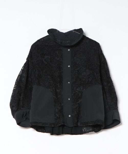 ADORE（アドーア）の「◆ナイロンダンプ×レースブルゾン（ブルゾン・レディース・ホワイト/ブラック・38）」の18枚目の写真