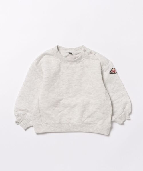 MARKEY'S（マーキーズ）の「キルトトレーナー（スウェット・キッズ・チャコール/パープル/マスタード/ホワイト系その他/グリーン・80/90/95/100/110/120/130/140/150）」の2枚目の写真