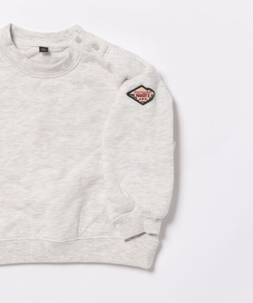 MARKEY'S（マーキーズ）の「キルトトレーナー（スウェット・キッズ・チャコール/パープル/マスタード/ホワイト系その他/グリーン・80/90/95/100/110/120/130/140/150）」の21枚目の写真