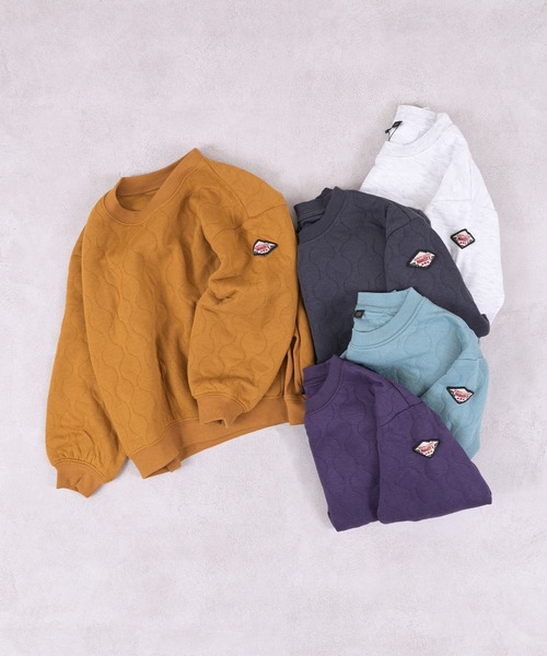 MARKEY'S（マーキーズ）の「キルトトレーナー（スウェット・キッズ・チャコール/パープル/マスタード/ホワイト系その他/グリーン・80/90/95/100/110/120/130/140/150）」の6枚目の写真