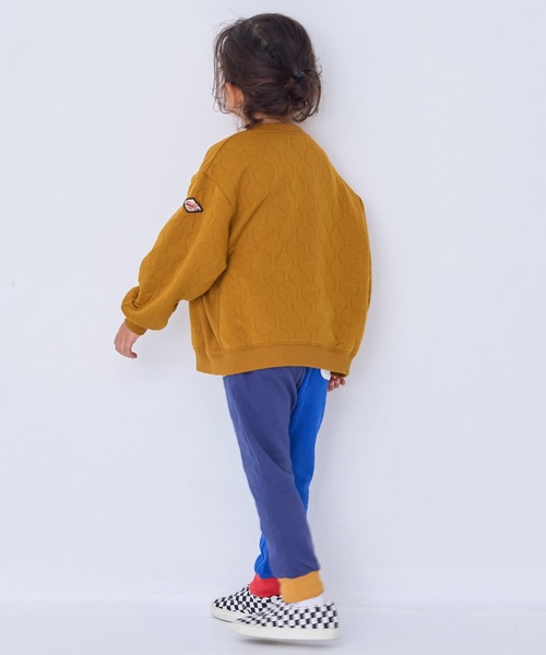 MARKEY'S（マーキーズ）の「キルトトレーナー（スウェット・キッズ・チャコール/パープル/マスタード/ホワイト系その他/グリーン・80/90/95/100/110/120/130/140/150）」の10枚目の写真