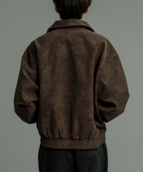 improves（インプローブス）の「フェイクスエード リングジップ ブルゾン（ブルゾン・メンズ・ブラウン/ブラック/グレー・MEDIUM/LARGE）」の16枚目の写真