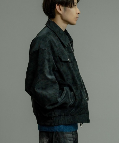 improves（インプローブス）の「フェイクスエード リングジップ ブルゾン（ブルゾン・メンズ・ブラウン/ブラック/グレー・MEDIUM/LARGE）」の5枚目の写真