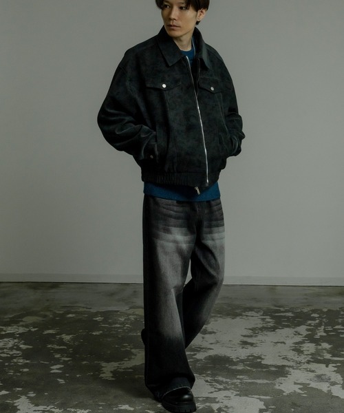 improves（インプローブス）の「フェイクスエード リングジップ ブルゾン（ブルゾン・メンズ・ブラウン/ブラック/グレー・MEDIUM/LARGE）」の7枚目の写真