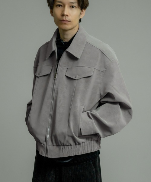 improves（インプローブス）の「フェイクスエード リングジップ ブルゾン（ブルゾン・メンズ・ブラウン/ブラック/グレー・MEDIUM/LARGE）」の9枚目の写真