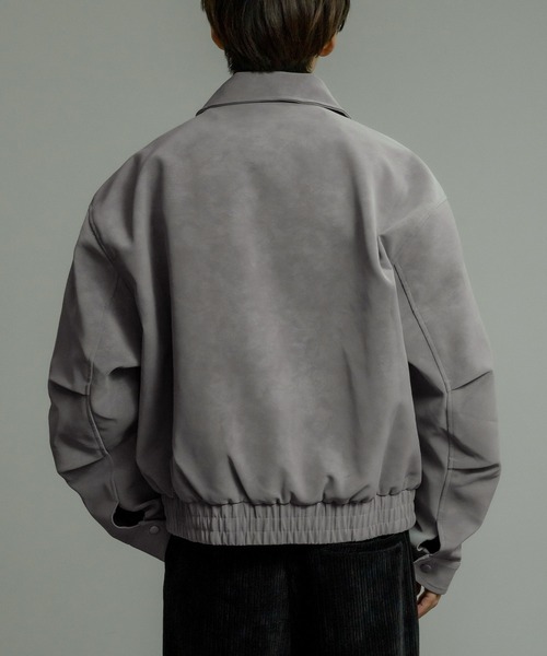 improves（インプローブス）の「フェイクスエード リングジップ ブルゾン（ブルゾン・メンズ・ブラウン/ブラック/グレー・MEDIUM/LARGE）」の11枚目の写真