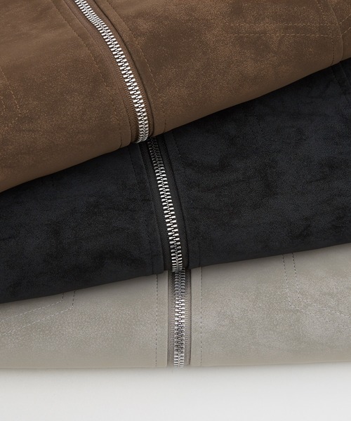 improves（インプローブス）の「フェイクスエード リングジップ ブルゾン（ブルゾン・メンズ・ブラウン/ブラック/グレー・MEDIUM/LARGE）」の18枚目の写真