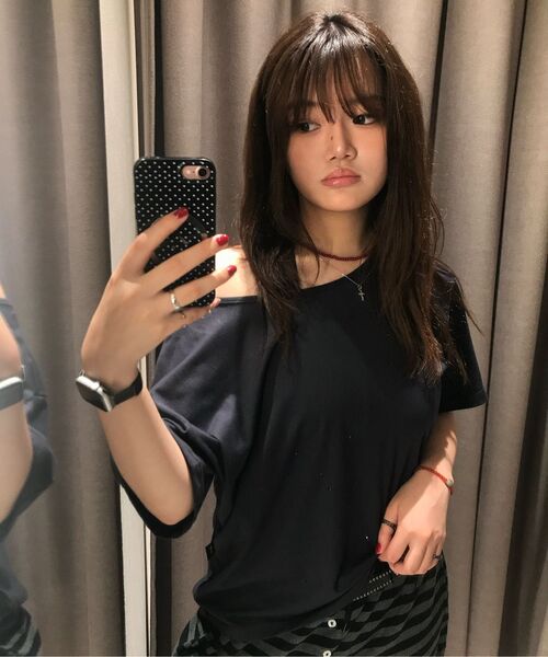 PARTIMENTO WOMEN(パルティメントウィメン)の「PWC ストライプジャージワイドパンツ_ブラック(スウェットパンツ・レディース・その他・SMALL/MEDIUM)」の13枚目の写真