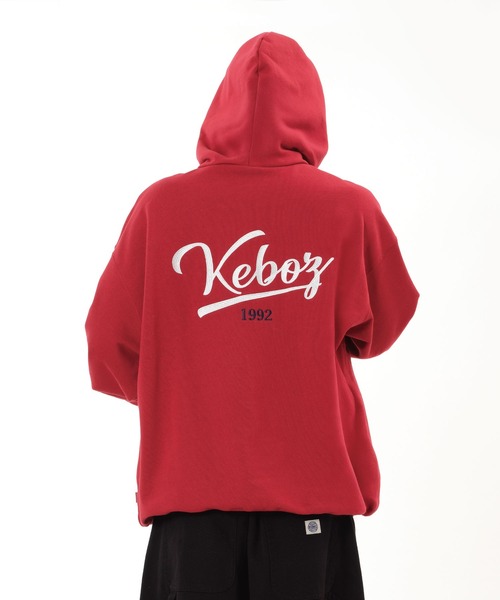 KEBOZ(ケボズ)の「ICON SWEAT HOODIE(パーカー・メンズ・ブラック/レッド/グレー/オリーブ・S/M/L/XL/2XL)」の4枚目の写真