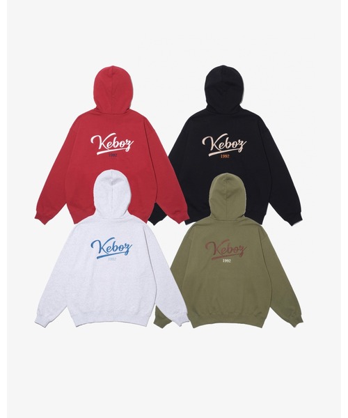 KEBOZ(ケボズ)の「ICON SWEAT HOODIE(パーカー・メンズ・ブラック/レッド/グレー/オリーブ・S/M/L/XL/2XL)」の11枚目の写真