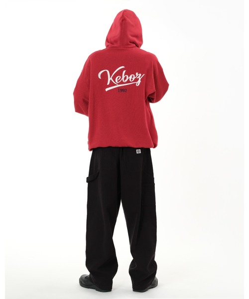 KEBOZ(ケボズ)の「ICON SWEAT HOODIE(パーカー・メンズ・ブラック/レッド/グレー/オリーブ・S/M/L/XL/2XL)」の15枚目の写真