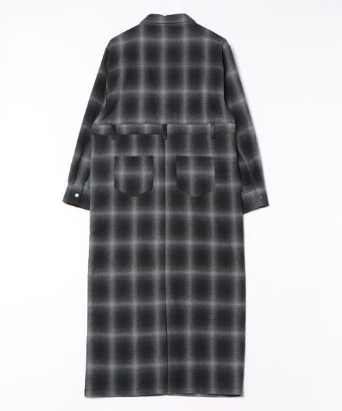 Paradise Picnic（パラダイスピクニック）の「ROSIEE オンブレチェックワンピース（ワンピース・レディース・グレー/ホワイト・FREE）」の3枚目の写真