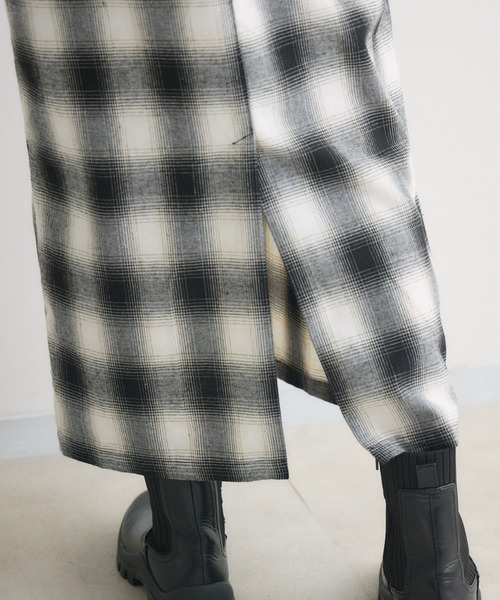 Paradise Picnic(パラダイスピクニック)の「ROSIEE オンブレチェックワンピース(ワンピース・レディース・グレー/ホワイト・FREE)」の10枚目の写真