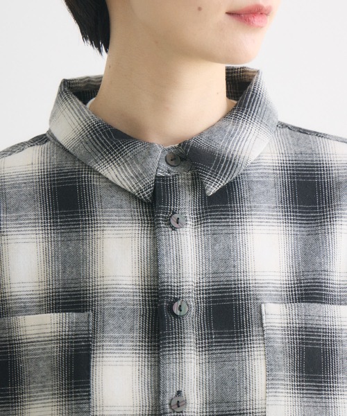 Paradise Picnic(パラダイスピクニック)の「ROSIEE オンブレチェックワンピース(ワンピース・レディース・グレー/ホワイト・FREE)」の11枚目の写真