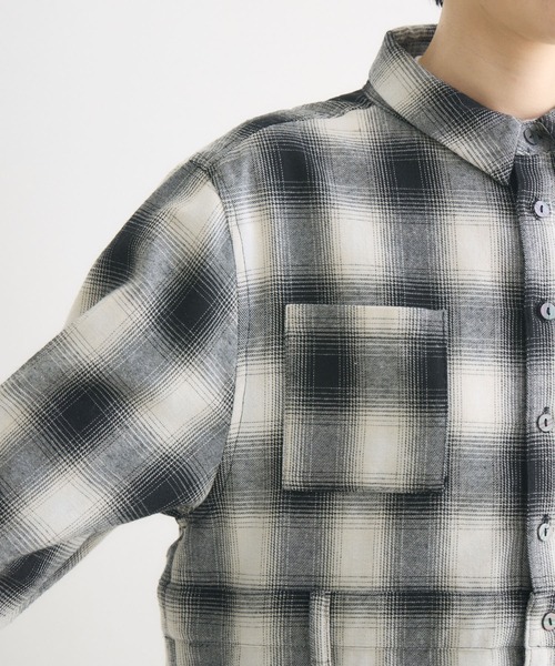 Paradise Picnic(パラダイスピクニック)の「ROSIEE オンブレチェックワンピース(ワンピース・レディース・グレー/ホワイト・FREE)」の5枚目の写真