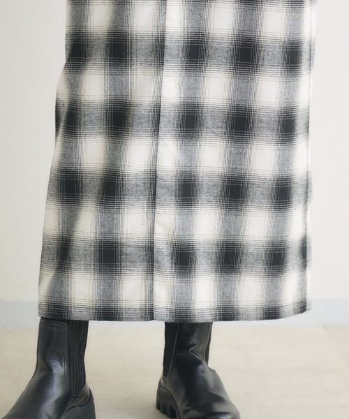 Paradise Picnic(パラダイスピクニック)の「ROSIEE オンブレチェックワンピース(ワンピース・レディース・グレー/ホワイト・FREE)」の8枚目の写真