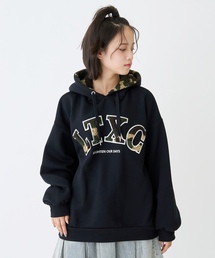 LOVETOXIC（ラブトキシック）の「【LTXC】【綿100％】裏起毛ボアロゴパーカー（パーカー）」