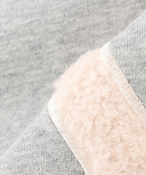 LOVETOXIC（ラブトキシック）の「【LTXC】【綿100％】裏起毛ボアロゴパーカー（パーカー・キッズ・ブラック/オフホワイト/ホワイト系その他/トップグレー・L:160cm/M:150cm/130cm/S:140cm）」の20枚目の写真