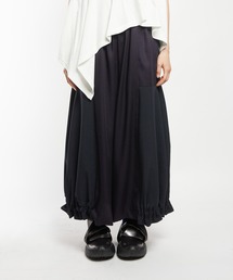 gomme | ヘムギャザーツイルパンツ(その他パンツ)