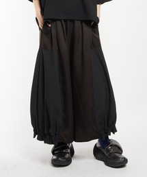 gomme（ゴム）の「ヘムギャザーツイルパンツ（その他パンツ）」