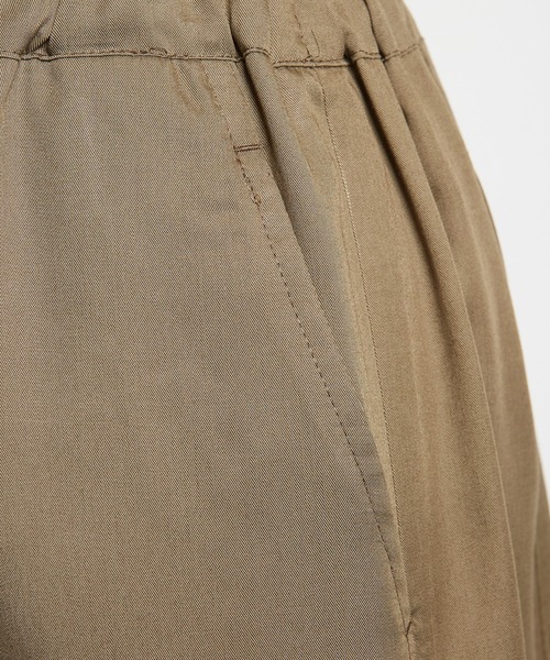 gomme（ゴム）の「ヘムギャザーツイルパンツ（その他パンツ・レディース・ブラック/カーキ/ネイビー・MEDIUM）」の20枚目の写真