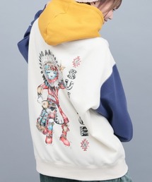 チチカカ | 裏起毛サンフェイスプリントプルパーカー【ユニセックス】(パーカー)