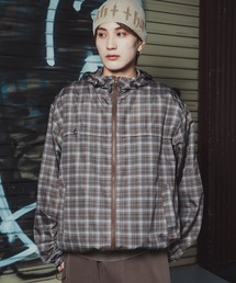 improves（インプローブス）の「チェック柄 ポリデュスポ パーカーブルゾン（ナイロンジャケット）」