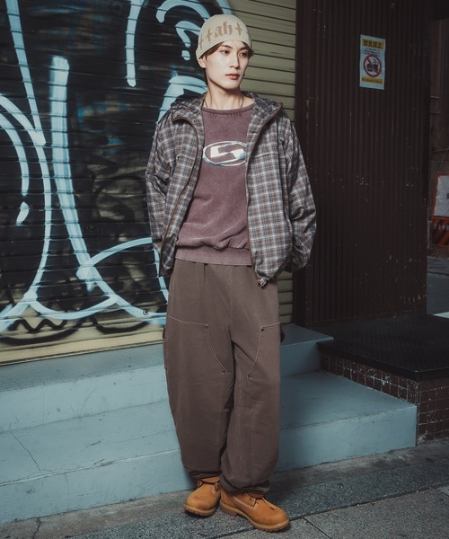 improves(インプローブス)の「チェック柄 ポリデュスポ パーカーブルゾン(ナイロンジャケット・メンズ・ブラウン/ブルー・SMALL/MEDIUM/LARGE/X-LARGE)」の9枚目の写真