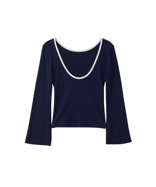SALON DE YOHN(サロンドヨーン)の「Back Point T_ Navy(Tシャツ/カットソー・レディース・その他・FREE)」の5枚目の写真
