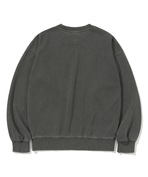 KNITTED（ニッティド）の「[NITTED X QWER DEMO] PIGMENT LETS LOVE MAN TO MAN WASHING CHARCOAL（スウェット・レディース・その他・SMALL/MEDIUM/LARGE）」の7枚目の写真
