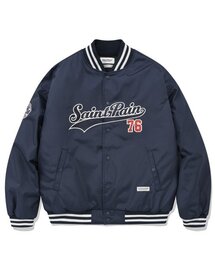 SPチームロゴスタジアムジャケット-ネイビー