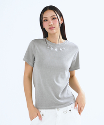 P.O.M SOLID PIGMENT TEE GRAY
