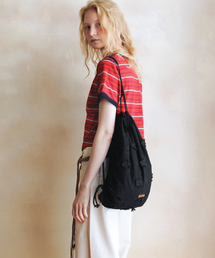 ANDNEEDS（アンドニーズ）の「Bloom gym sack (black)（バックパック/リュック）」