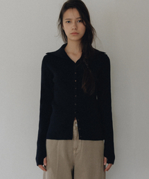 Nua pola cardigan (black)
