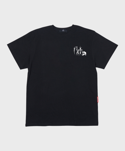 ARTISTWEAR（アーティストウェア）の「[ATW] スモック半袖Tシャツ（Tシャツ/カットソー・レディース・ブラック・XX-LARGE/XXXX-LARGE/LARGE/MEDIUM/SMALL/X-LARGE）」の8枚目の写真