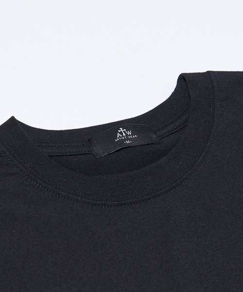ARTISTWEAR（アーティストウェア）の「[ATW] スモック半袖Tシャツ（Tシャツ/カットソー・レディース・ブラック・XX-LARGE/XXXX-LARGE/LARGE/MEDIUM/SMALL/X-LARGE）」の9枚目の写真