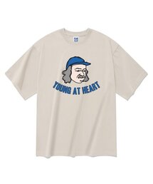 ヤングアットハート ベージュ 半袖Tシャツ