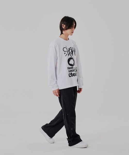 SLOW RECORD HOUSE(スローレコードハウス)の「ナイロンサイドスナップパンツ_ブラック(その他パンツ・レディース・その他・LARGE/MEDIUM)」の6枚目の写真