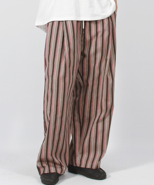 DEMARC(ドゥマーク)の「M VINTAGE STRIPE WIDE PANTS DUSTY PINK(その他パンツ・メンズ・その他・MEDIUM/LARGE)」の6枚目の写真