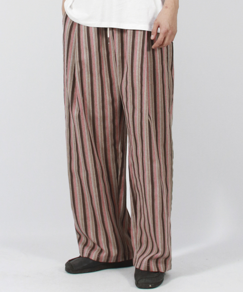 DEMARC(ドゥマーク)の「M VINTAGE STRIPE WIDE PANTS DUSTY PINK(その他パンツ・メンズ・その他・MEDIUM/LARGE)」の7枚目の写真