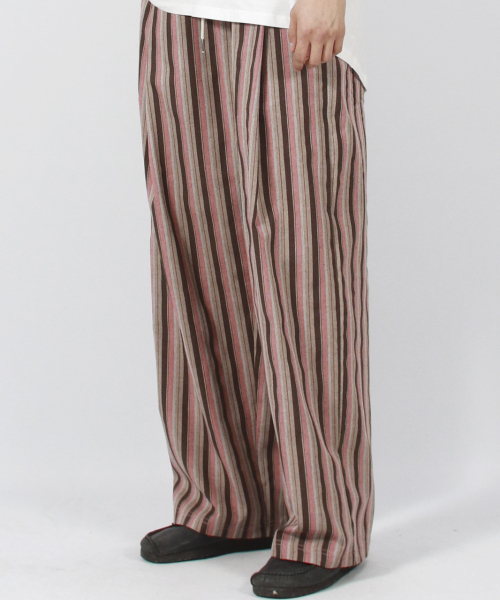 DEMARC(ドゥマーク)の「M VINTAGE STRIPE WIDE PANTS DUSTY PINK(その他パンツ・メンズ・その他・MEDIUM/LARGE)」の8枚目の写真