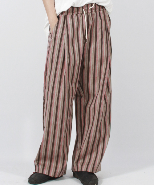 DEMARC(ドゥマーク)の「M VINTAGE STRIPE WIDE PANTS DUSTY PINK(その他パンツ・メンズ・その他・MEDIUM/LARGE)」の10枚目の写真