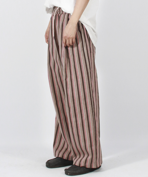 DEMARC(ドゥマーク)の「M VINTAGE STRIPE WIDE PANTS DUSTY PINK(その他パンツ・メンズ・その他・MEDIUM/LARGE)」の13枚目の写真
