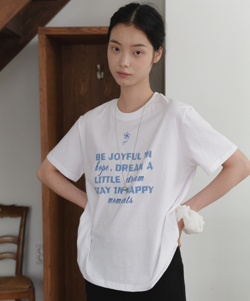 YUPPE(ヨッペ)の「JOYFUL FLOWER T-SHIRT_WHITE(Tシャツ/カットソー・レディース・その他・FREE)」の3枚目の写真